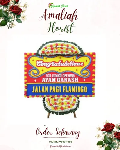 Bunga Papan Congratulation di Tumori Balohili